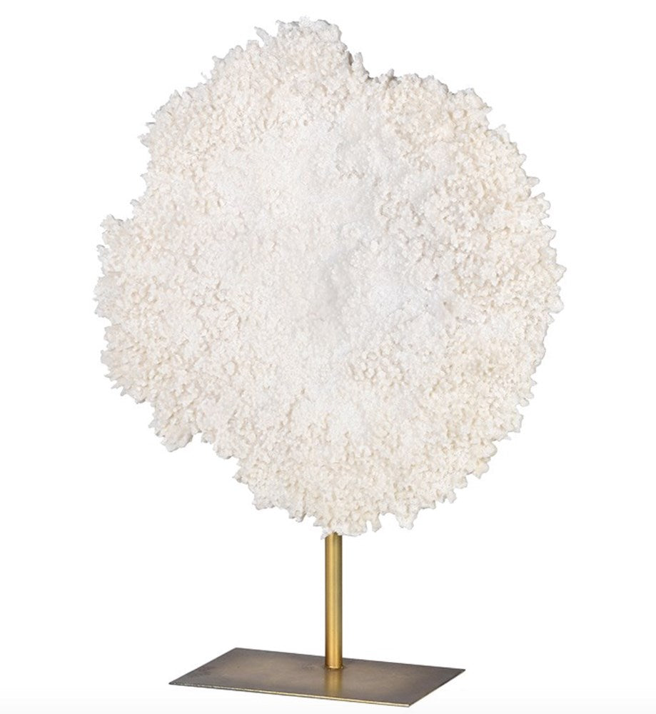 Small White Faux Coral Decoration – Grove Home