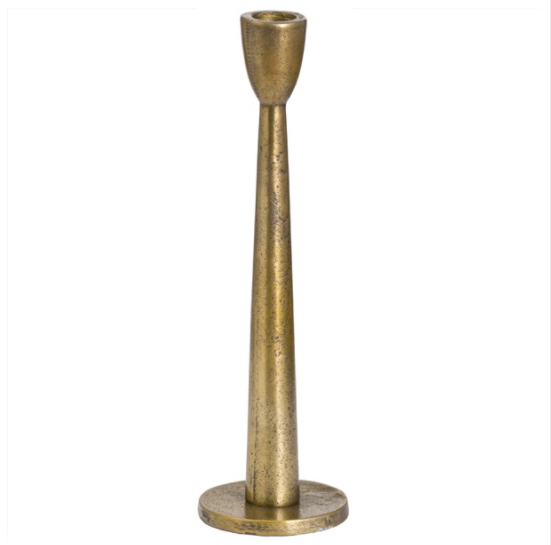 Ohlson Antique Brass Medium Tapered Candle Holder – Grove Home